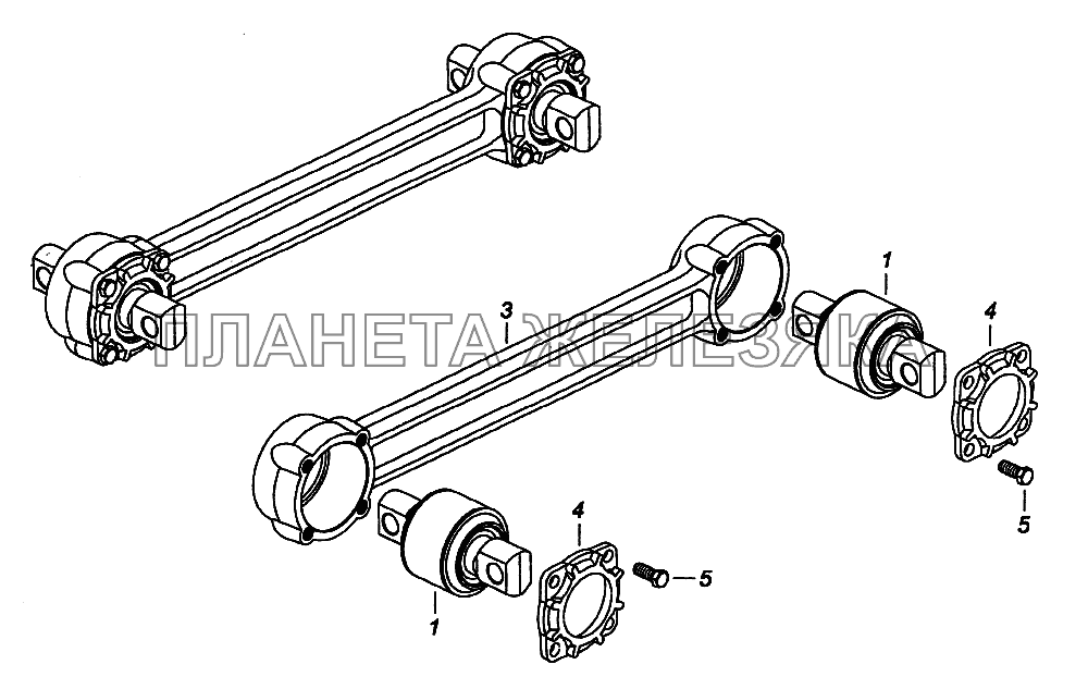 Штанга реактивная КамАЗ-65226