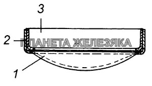 Сетка выдвижной трубы в сборе КамАЗ-6540