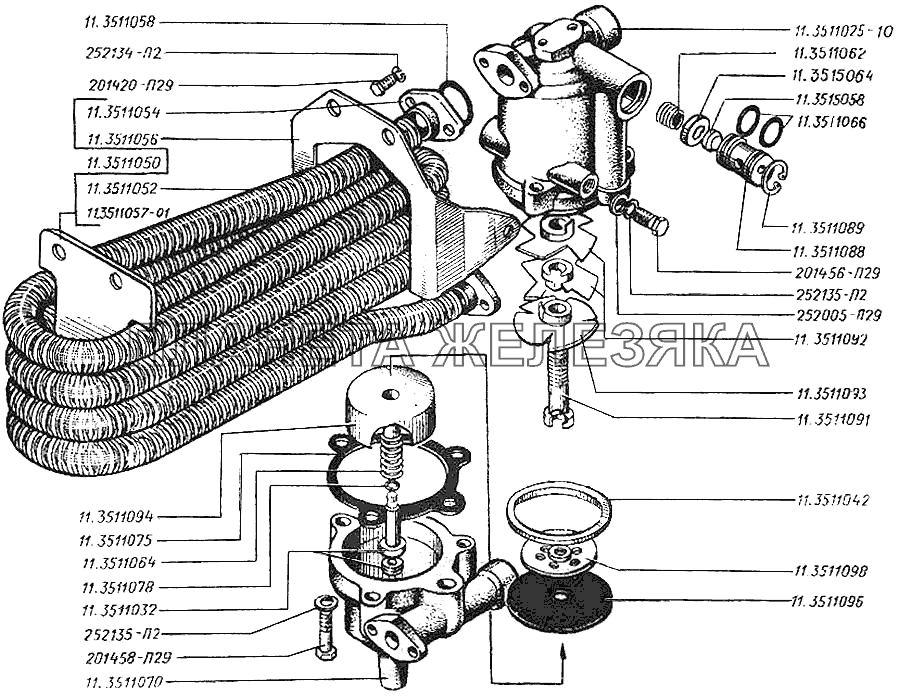 Водоотделитель КрАЗ-250