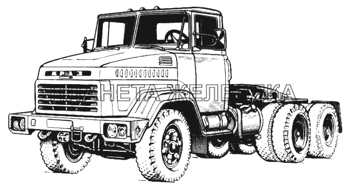 Автомобиль-седельный тягач КрАЗ-6444 КрАЗ-6510