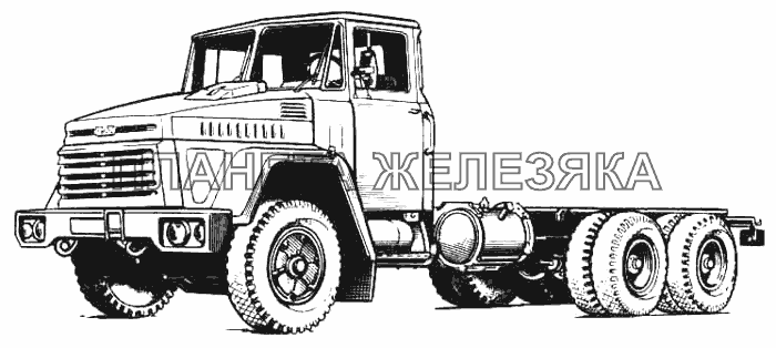 Автомобильное шасси КрАЗ-65101 КрАЗ-6510