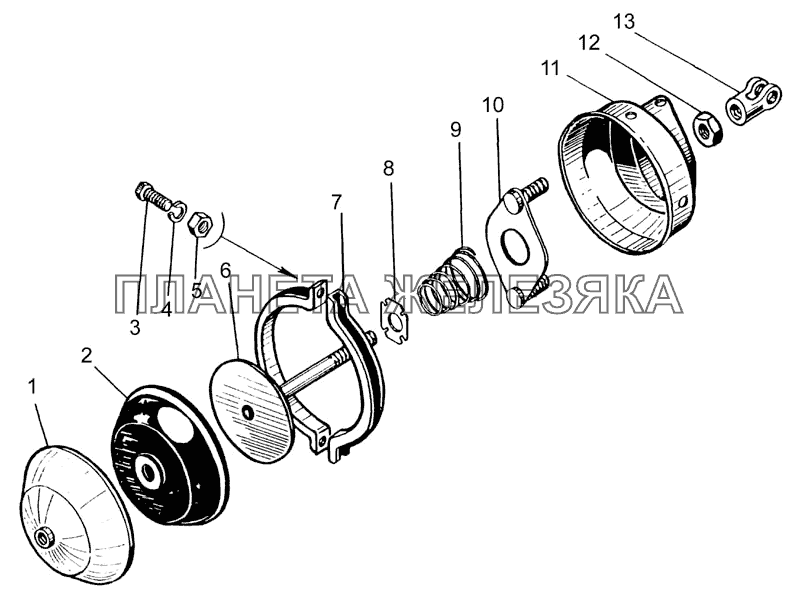 Камера тормозная передняя КрАЗ-7133H4