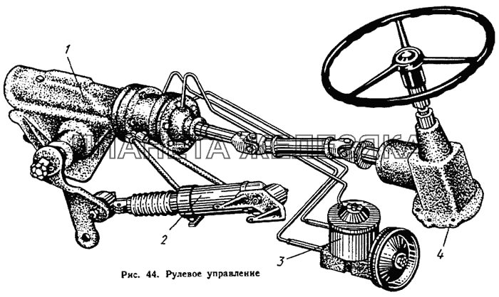 Управление рулевое ЛиАЗ 677