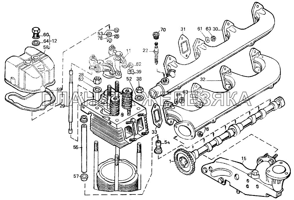 Двигатель ЛТЗ-55
