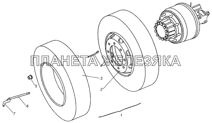 Установка задних колес МАЗ-437040 (Зубренок)