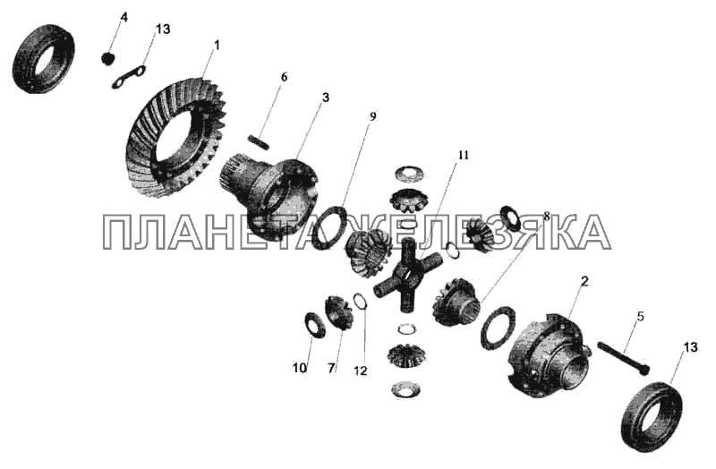 Дифференциал МАЗ-5336