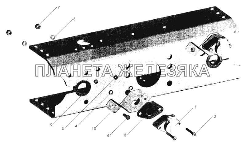 Установка розеток МАЗ-5336