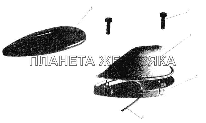 Установка фонарей автопоезда МАЗ-5336