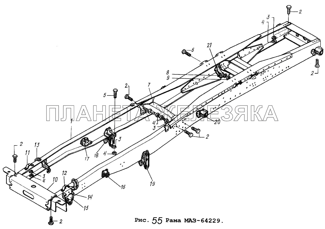 Рама МАЗ-64229 МАЗ-64229