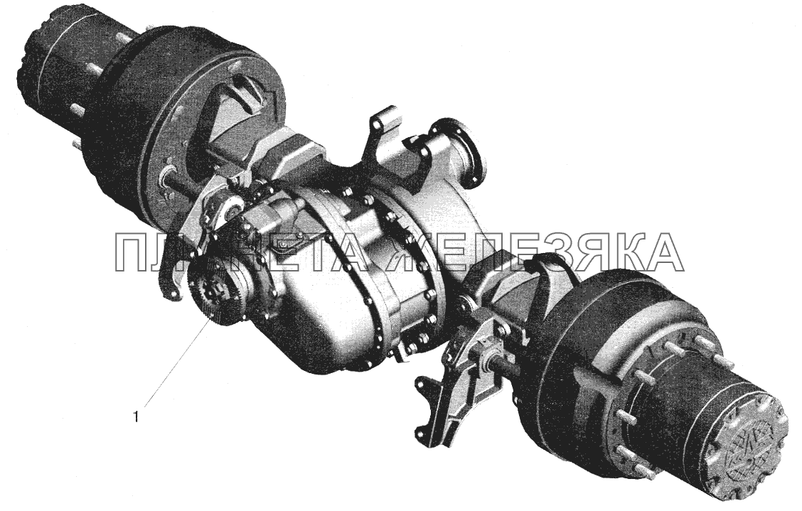 Мост средний МАЗ-5432