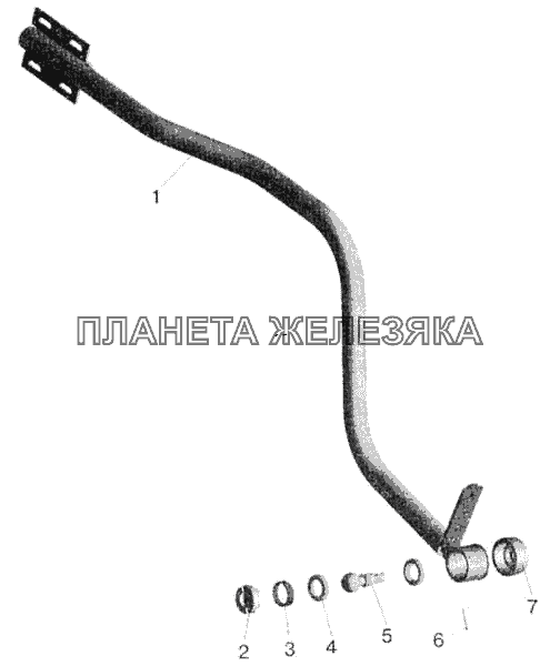 Хвостовик МАЗ-543202
