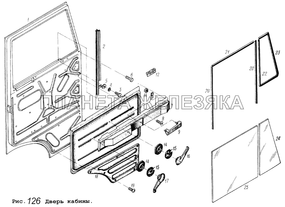 Дверь кабины МАЗ-5434