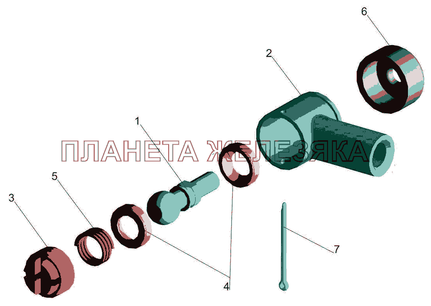 Наконечник 6422-1703250 МАЗ-5440B5