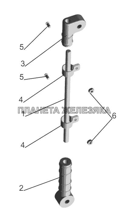 Тяга регулятора 544019-2935027 МАЗ-5440B9, 6430B9