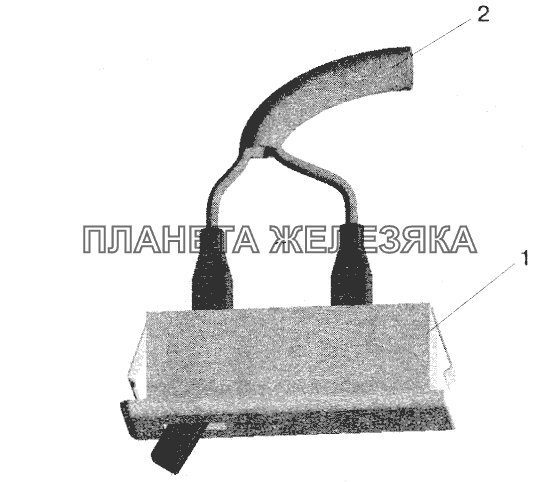 Установка фонаря освещения спального места МАЗ-5551 (2003)