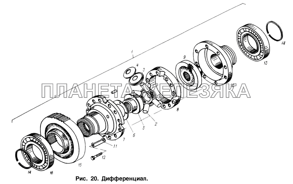 Дифференциал МАЗ-6317