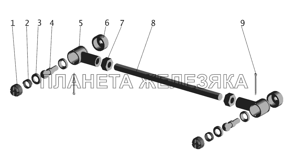 Тяга МАЗ-6422, 5432