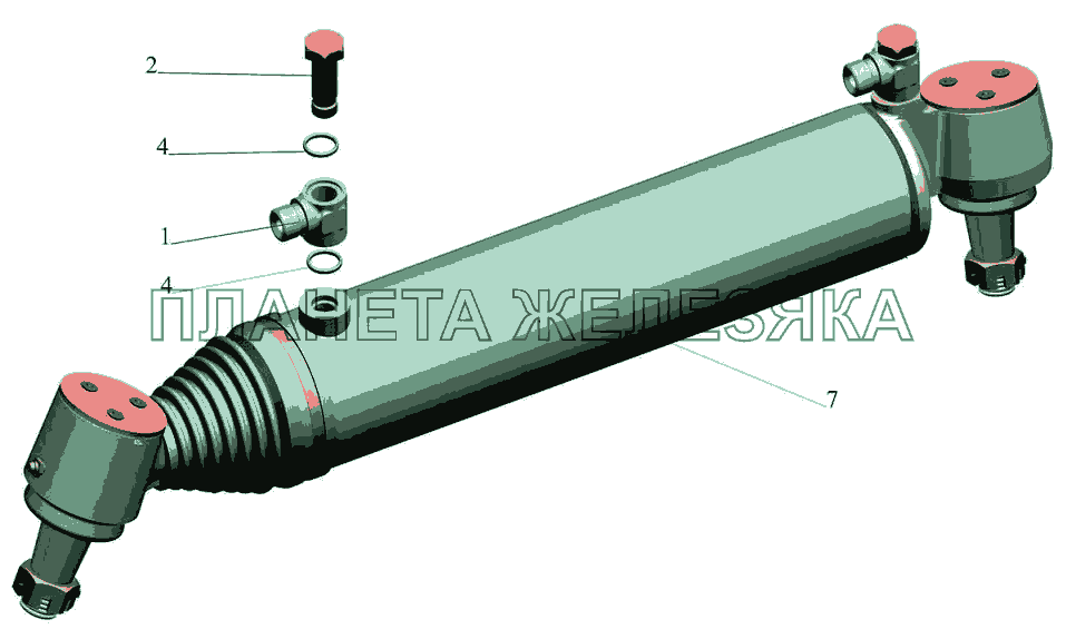 Цилиндр гидравлический 6430-3405004 МАЗ-6501B9