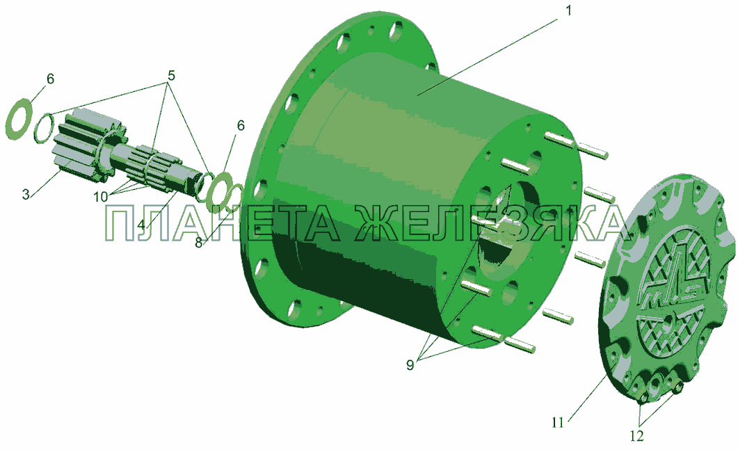 Корпус водила 5440-2405029-020 МАЗ-6501B9