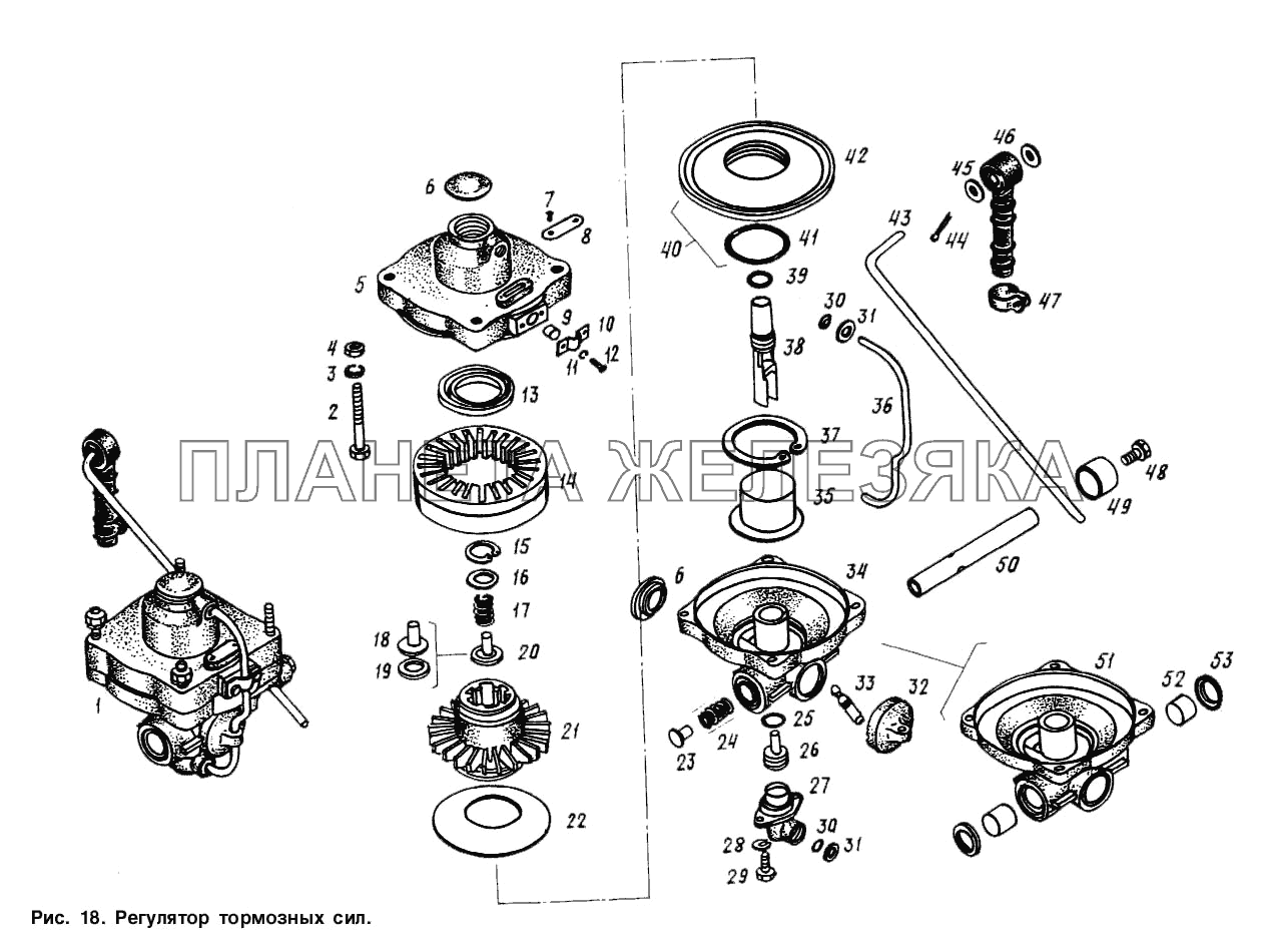 Регулятор тормозных сил МАЗ-83781