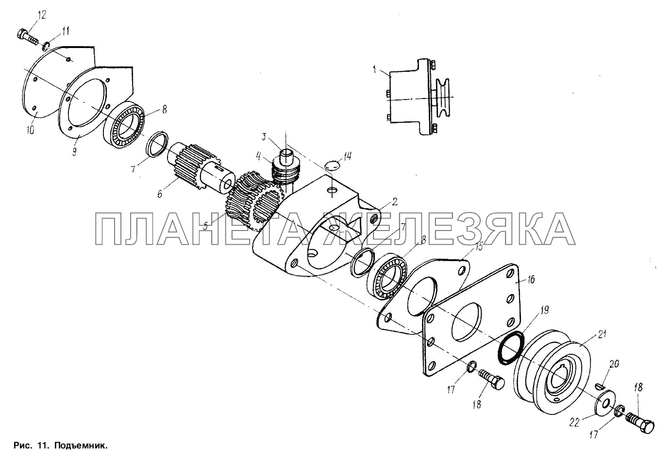 Подъемник МАЗ-9506