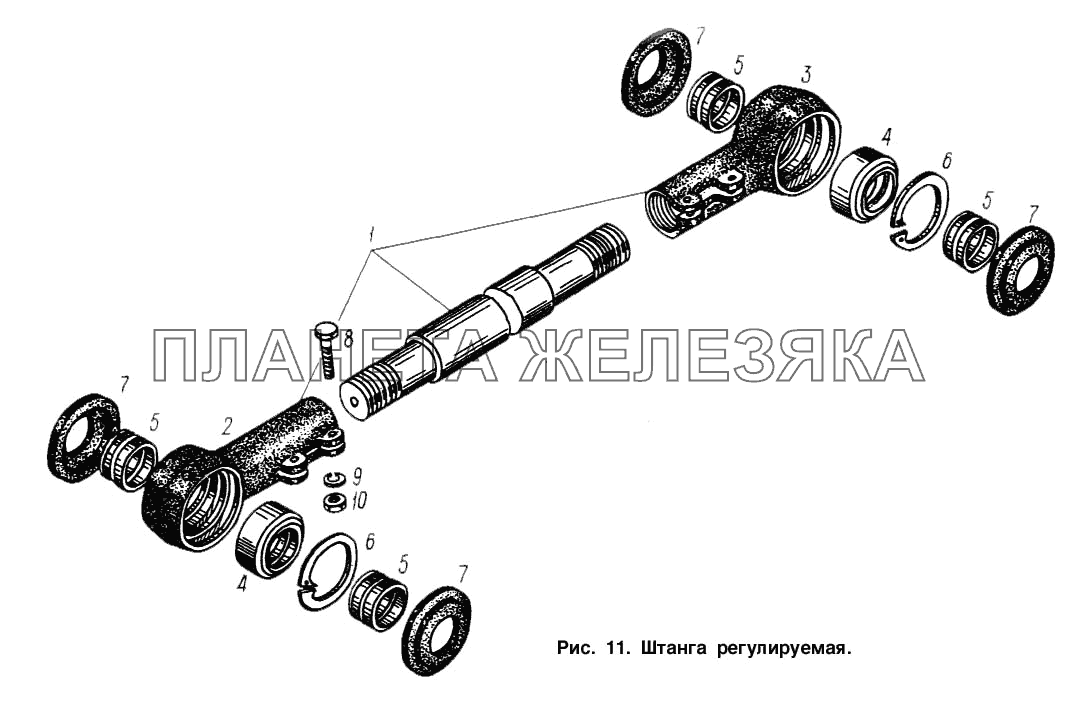  регулируемая МАЗ-9758