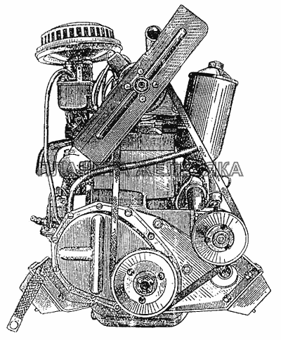 Двигатель автомобиля 
