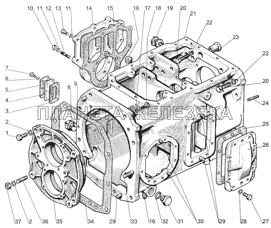 Коробка передач МТЗ-1005
