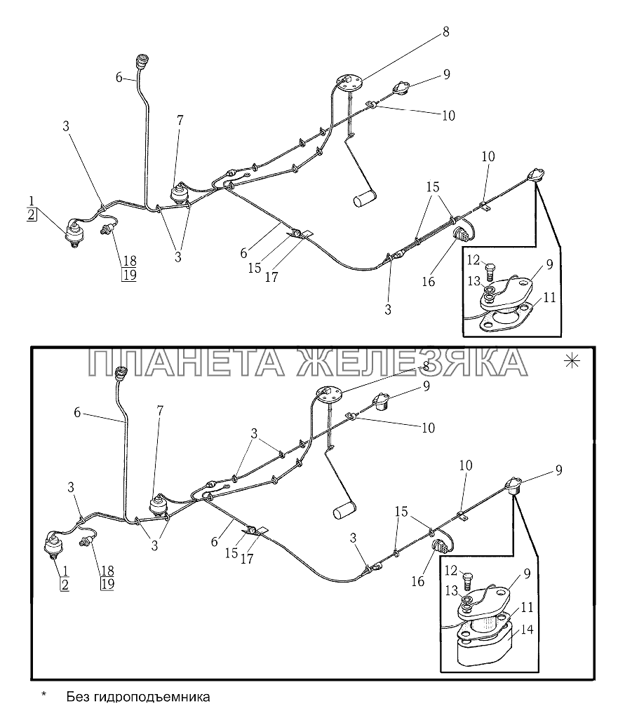 Электрооборудование трансмиссии Беларус-1025/1025.2/1025.3