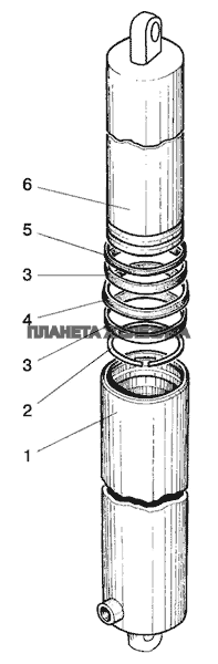 Цилиндр гидроподъемника МТЗ-1025.4