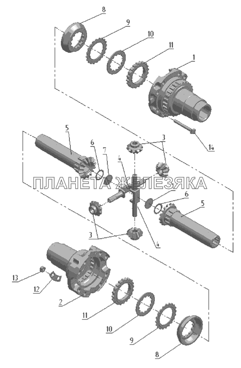 Дифференциал Беларус-1220.5