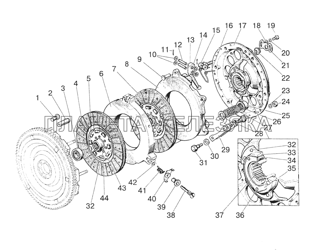 Сцепление МТЗ-1522