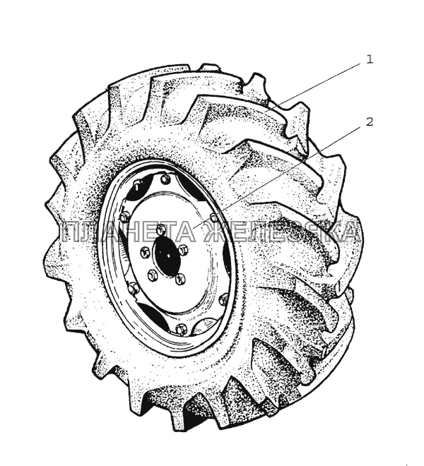Колеса передние ведущие МТЗ-1522