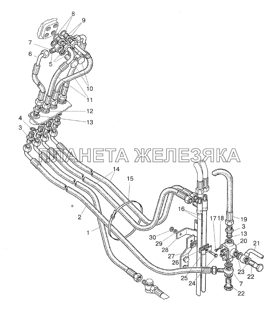 Управление рулевое гидрообъемное (реверс) МТЗ-1522