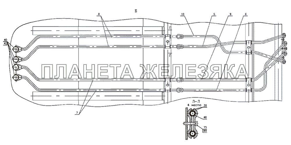 Управление рулевое (для тракторов 2522ДВ/3022ДВ/2522.1/3022.1) МТЗ-2522