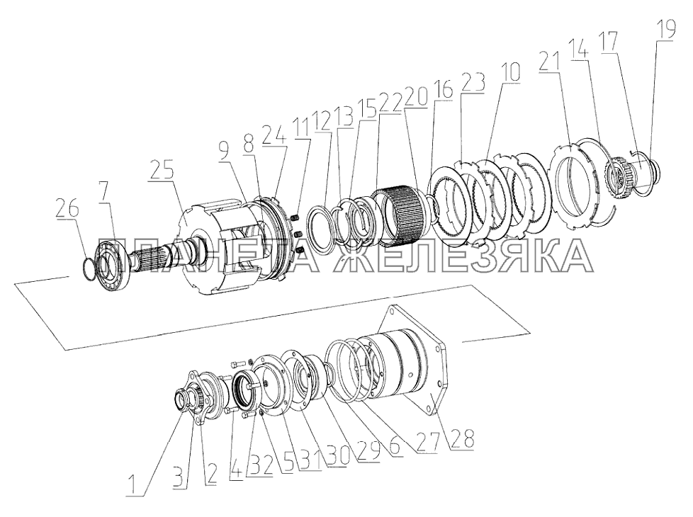 Муфта привода ПВМ Беларус-3022ДЦ.1