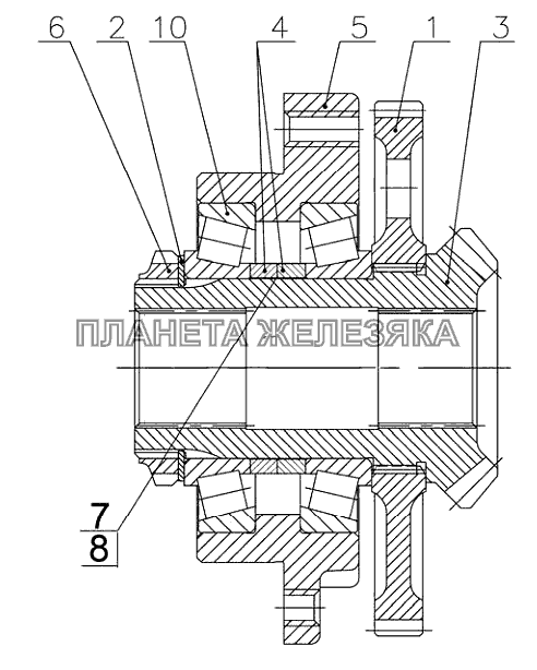 Шестерня 2522-2401025-А Беларус-3022ДЦ.1