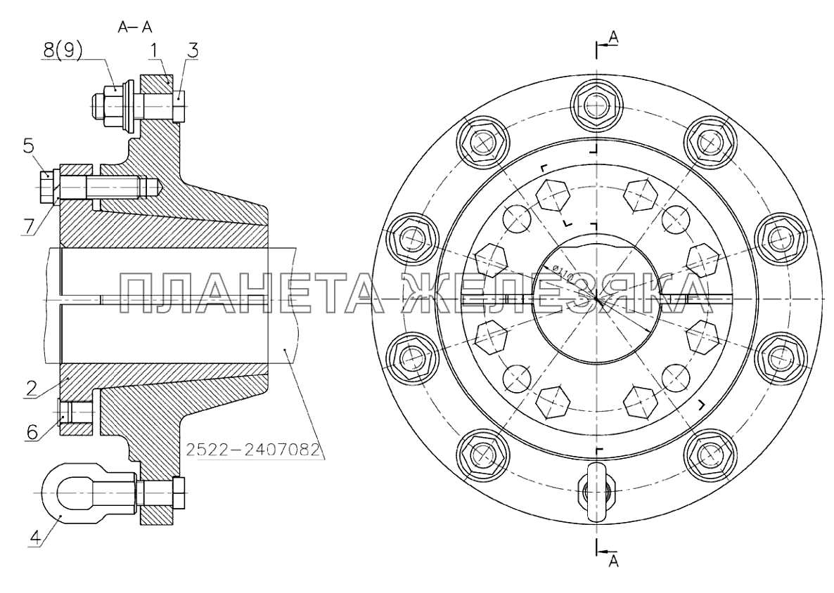 Ступица Беларус-3022ДЦ.1