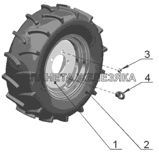 Колеса передние ведущие (для тракторов «БЕЛАРУС-320Р») МТЗ-310, 320, 321