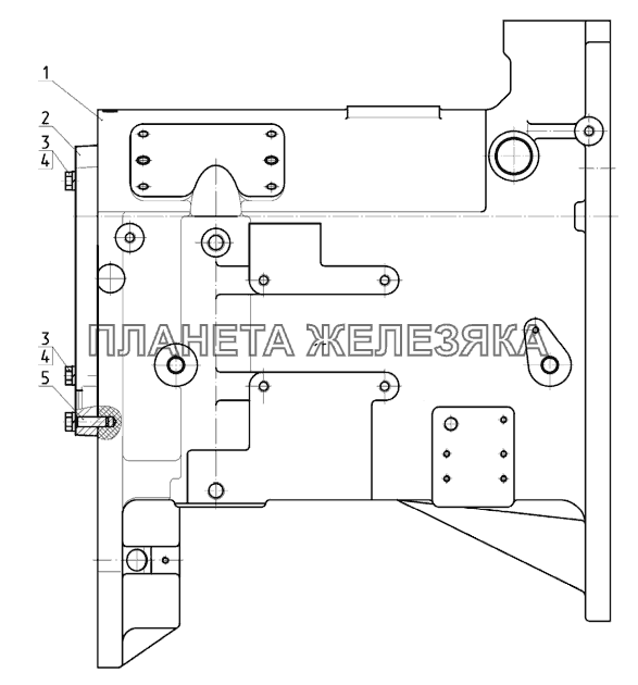 Корпус сцепления МТЗ-3522