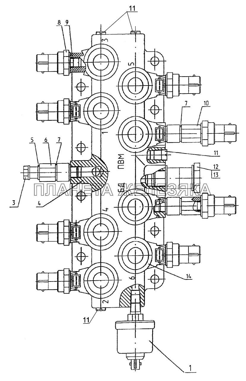 Распределитель МТЗ-3522