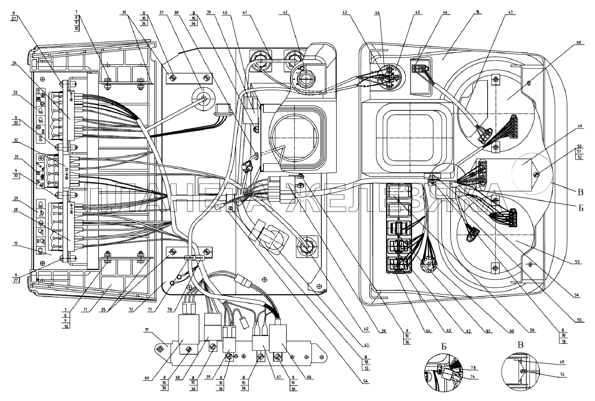 Схема предохранителей мтз 1221