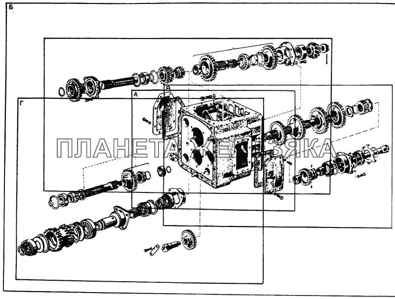 Коробка передач МТЗ-80