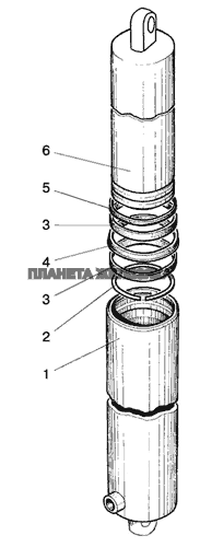 Цилиндр гидроподъемника МТЗ-826