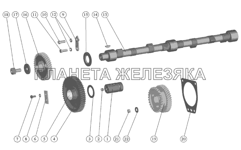 Распределительный механизм МТЗ-90/92