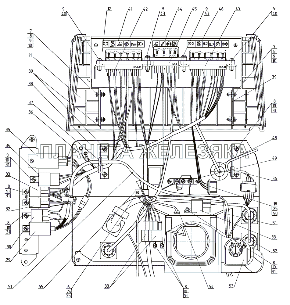 Щиток приборов МТЗ-920.4/952.4