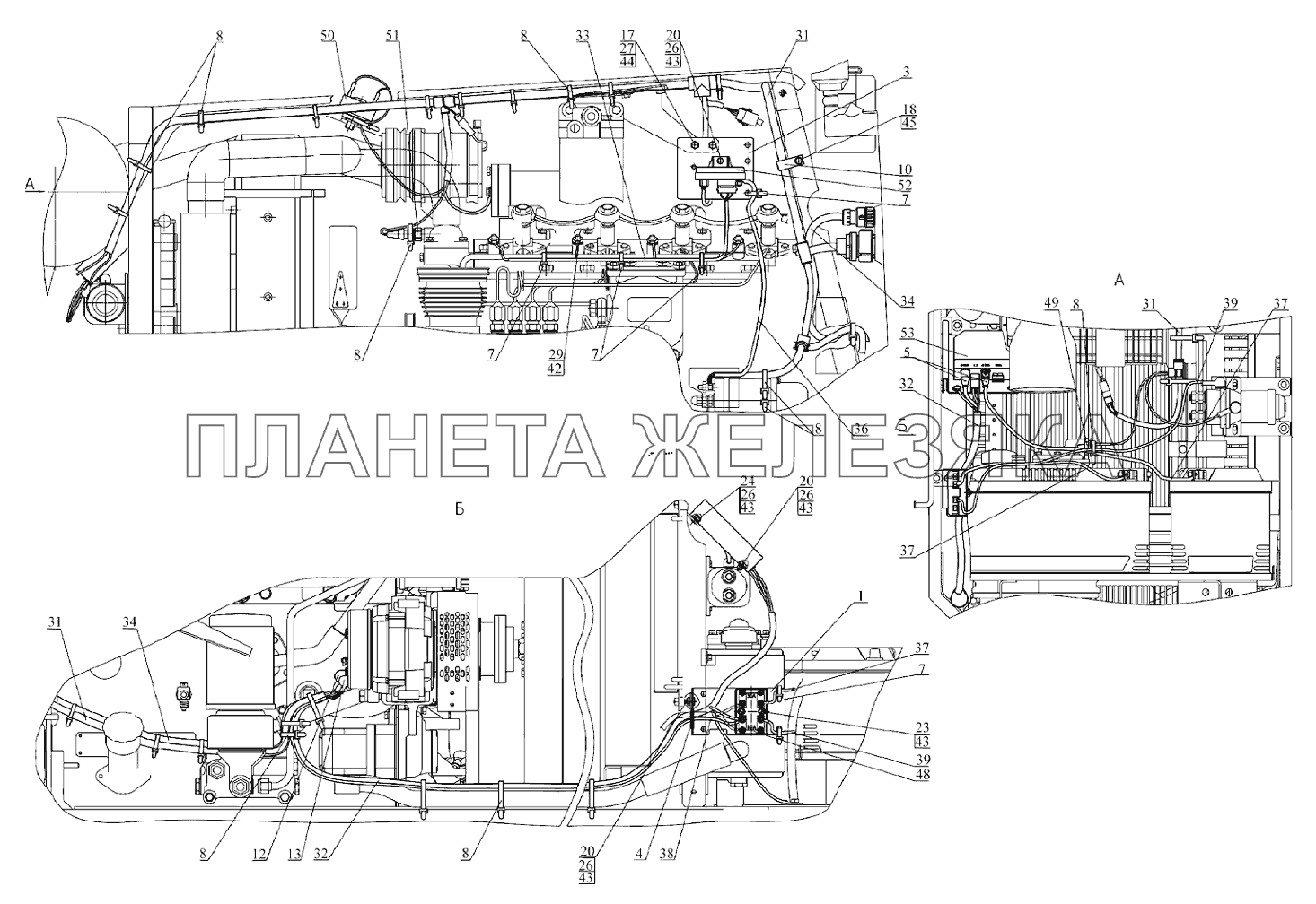 Электрооборудование двигателя 921.4М-3700030 Беларус-923.4