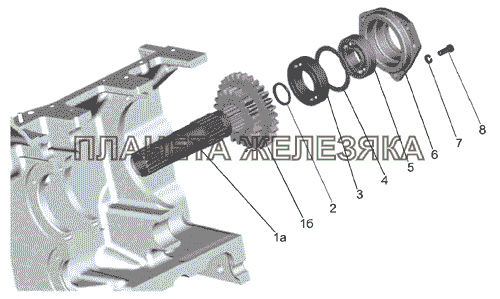 Корпус сцепления, привод ВОМ МТЗ-900/920/950/952