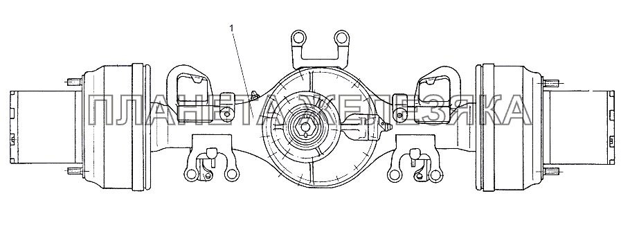 Мост задний МЗКТ-65151 