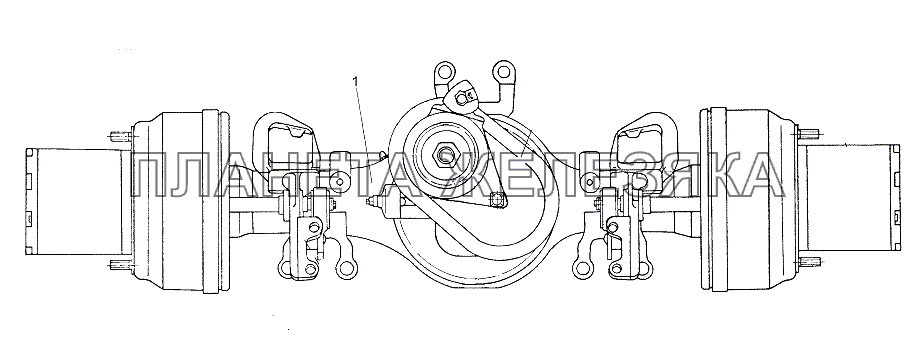 Мост средний МЗКТ-65151 